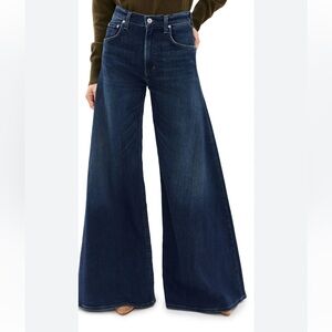 CITIZENS OF HUMANITY Amari high-rise wide-leg jeans in regatta NWTO